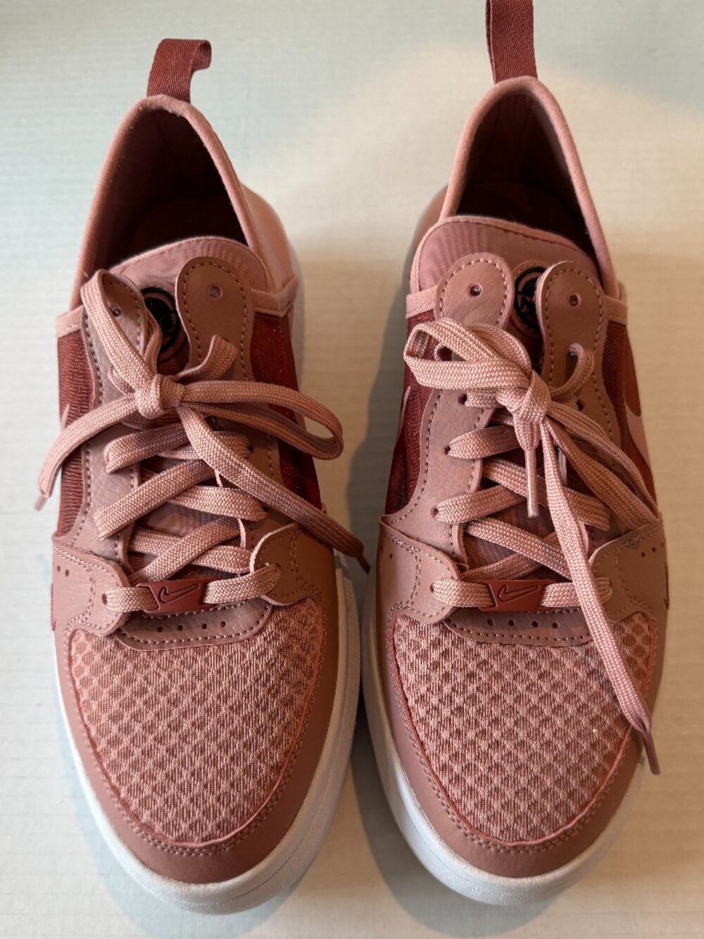 Nike Court Vision Alta TXT Rust Pink Sneakers CW6536-600 Size 9